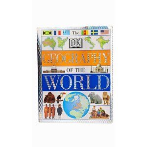 DK Geography Of World Book Hardcover Encyclopedia Illustrated Photos Educational